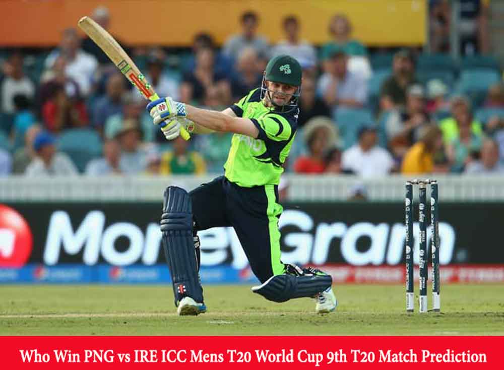 Who Win PNG vs IRE ICC Mens T20 World Cup 9th T20 match prediction